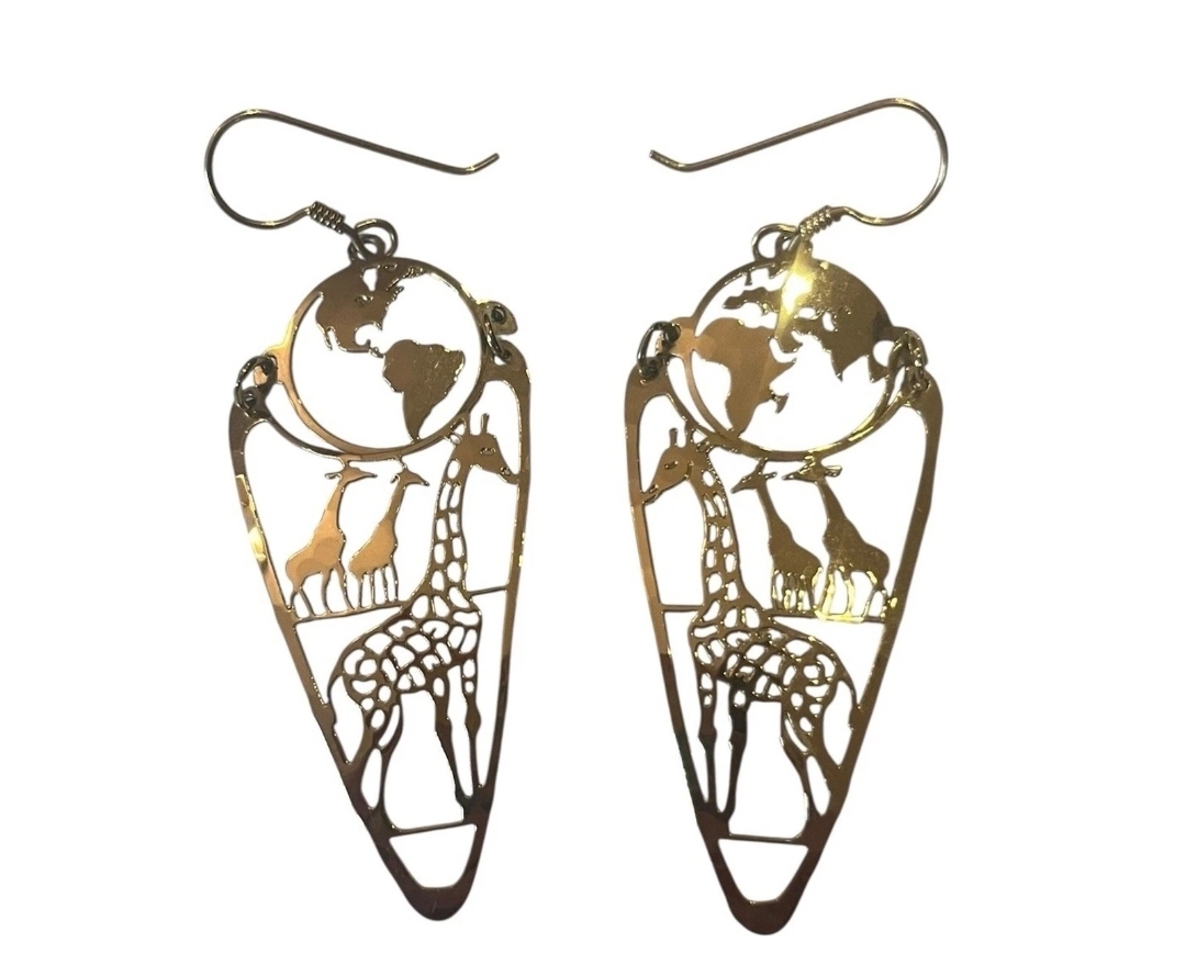 Wild Bryde Giraffe Earrings Framed, Full Body, Pairs & Families - Unofficial Africa Collector's Guide