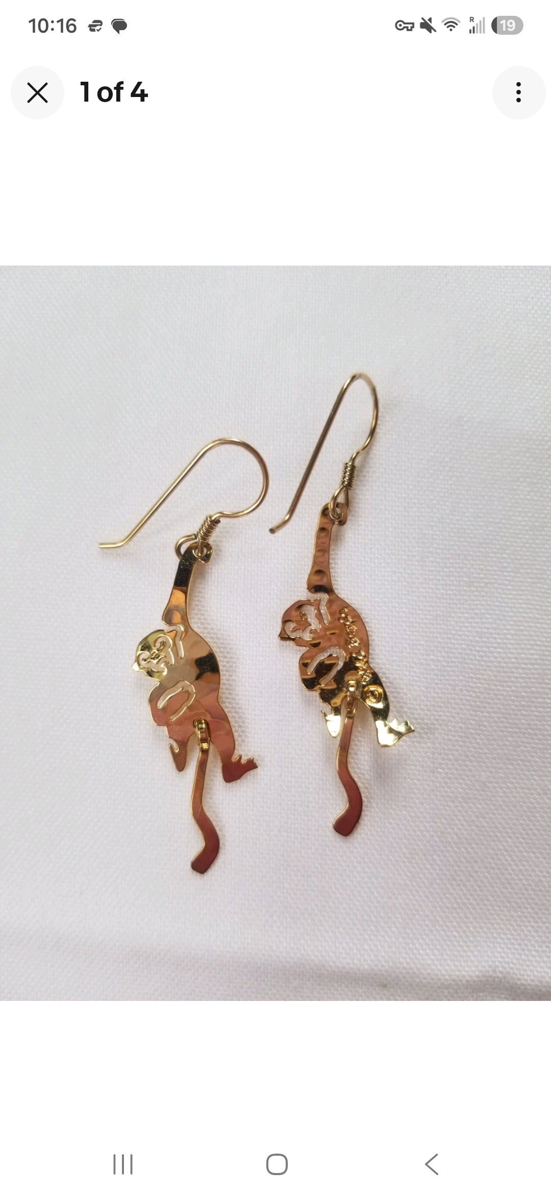Wild Bryde Monkey Earrings Full Body, Whimsical - Unofficial Africa Collector's Guide