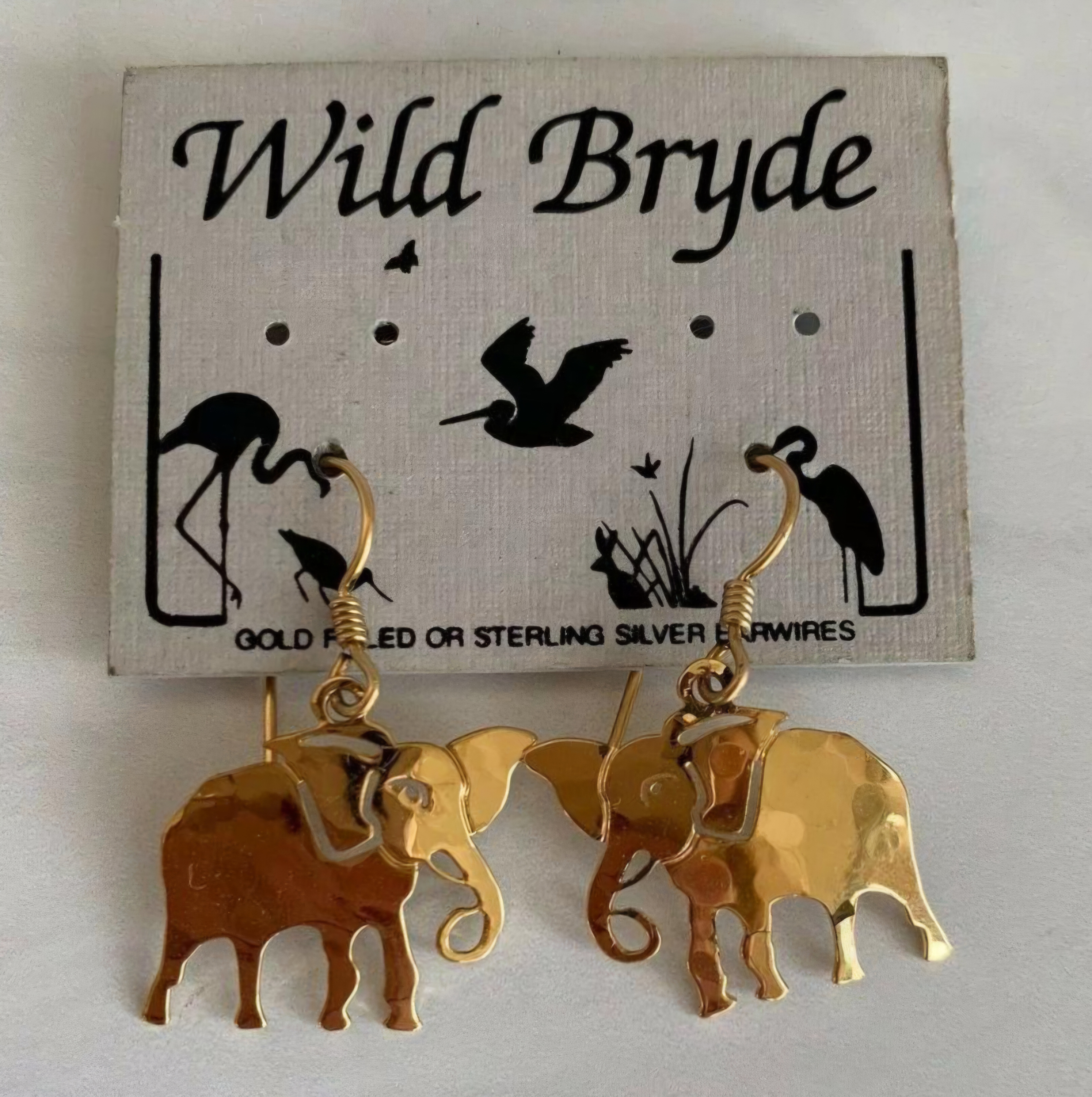 Wild Bryde Elephant Earrings Full Body, Whimsical - Unofficial Africa Collector's Guide