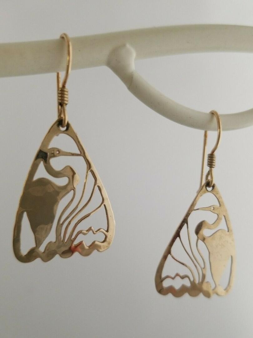 Wild Bryde Wading Bird Earrings, Brooch Species Ambiguous, Full-Body, Framed - Unofficial Wild Bryde Collector's Guide