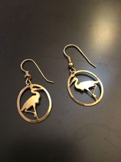 Wild Bryde Wading Bird Earrings, Pendant Full Body, Framed, Naturalistic - Unofficial Africa Collector's Guide