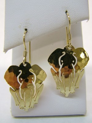 Wild Bryde Elephant Earrings, Pendant, Brooch Full Body, Whimsical - Unofficial Africa Collector's Guide