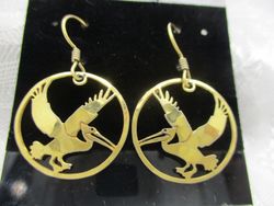 Wild Bryde Pelican Earrings, Brooch Full-Body, Framed, Species Ambiguous - Unofficial Wild Bryde Collector's Guide