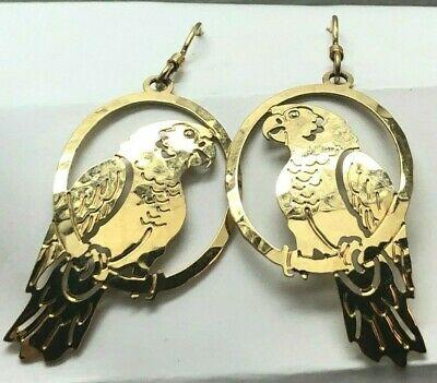 Wild Bryde Parrot Earrings Full Body, Framed, Naturalistic - Unofficial Africa Collector's Guide