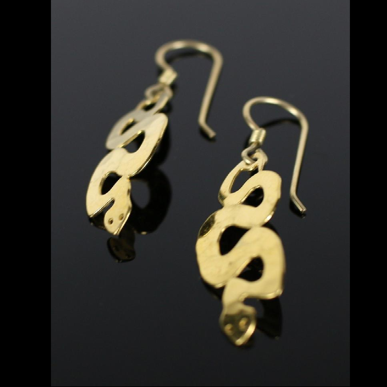 Wild Bryde Snake Earrings Full Body, Species Ambiguous - Unofficial Africa Collector's Guide