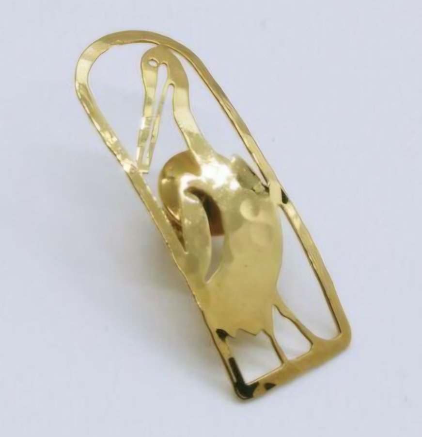 Wild Bryde Wading Bird Pin, Earrings Full-Body, Naturalistic, Species Ambiguous - Unofficial Wild Bryde Collector's Guide
