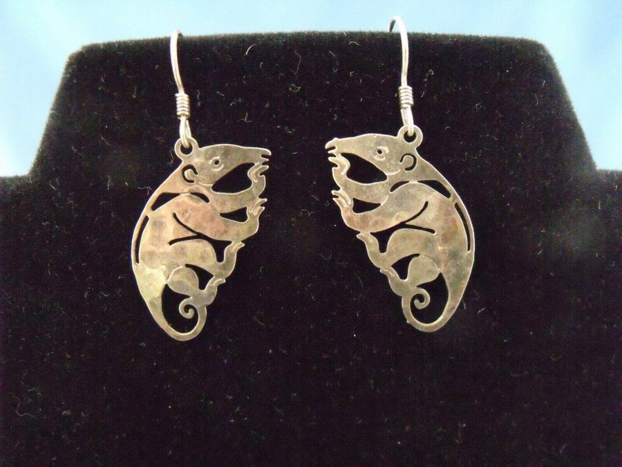 Wild Bryde Anteater Earrings Full Body, Naturalistic, Hallmark Photo - Unofficial Rainforest Collector's Guide