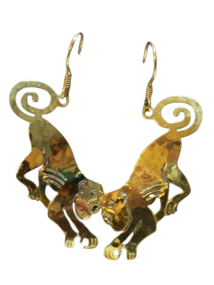 Wild Bryde Monkey Earrings Full Body - Unofficial Rainforest Collector's Guide