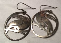 Wild Bryde Toucan Earrings Full Body, Framed - Unofficial Rainforest Collector's Guide