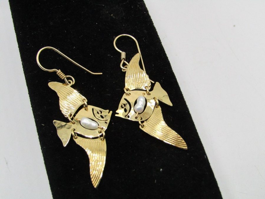 Wild Bryde Fish Earrings Full Body, Hallmark Photo, Whimsical - Unofficial Rainforest Collector's Guide
