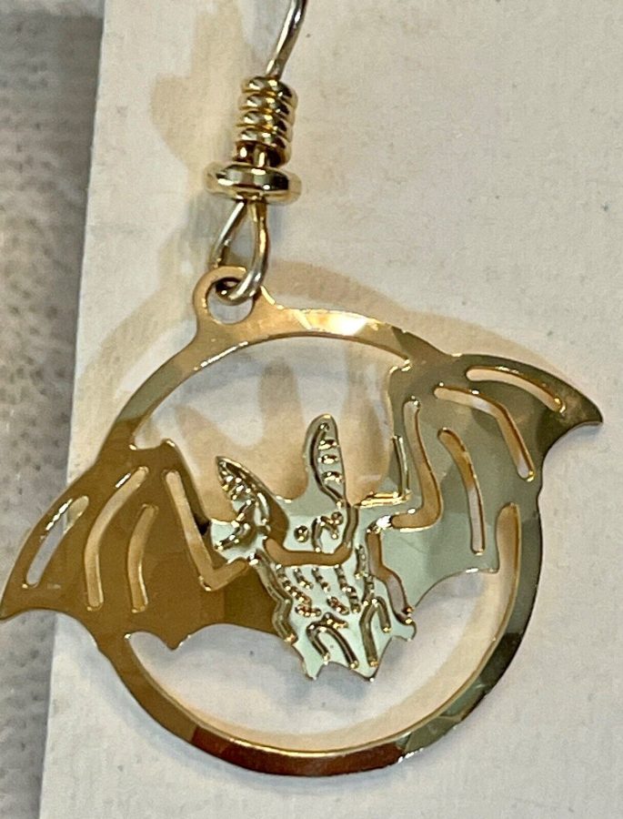 Wild Bryde Leaf-Nosed Bat Earrings, Pendant Full-Body, Whimsical, Framed - Unofficial Wild Bryde Collector's Guide