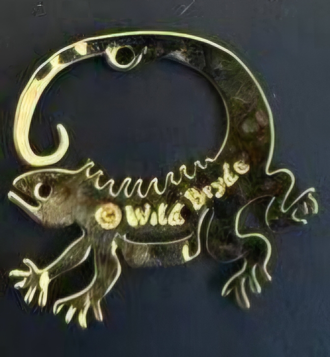 Wild Bryde Iguana Earrings, Pendant Full-Body, Whimsical, Hallmark Photo - Unofficial Wild Bryde Collector's Guide