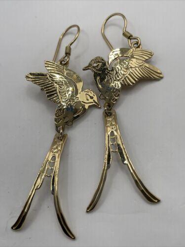 Wild Bryde Scissor Flycatcher Earrings Full-Body, Naturalistic, Species Photo - Unofficial Wild Bryde Collector's Guide