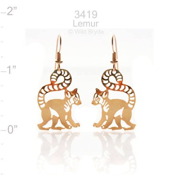 Wild Bryde Lemur Earrings Full-Body, Framed, Whimsical - Unofficial Wild Bryde Collector's Guide