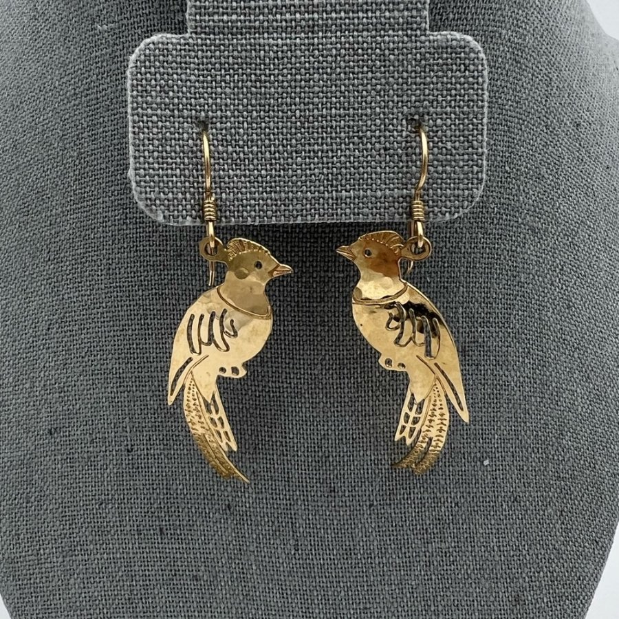 Wild Bryde Paradise Flycatcher Earrings Full-Body, Species Ambiguous - Unofficial Wild Bryde Collector's Guide