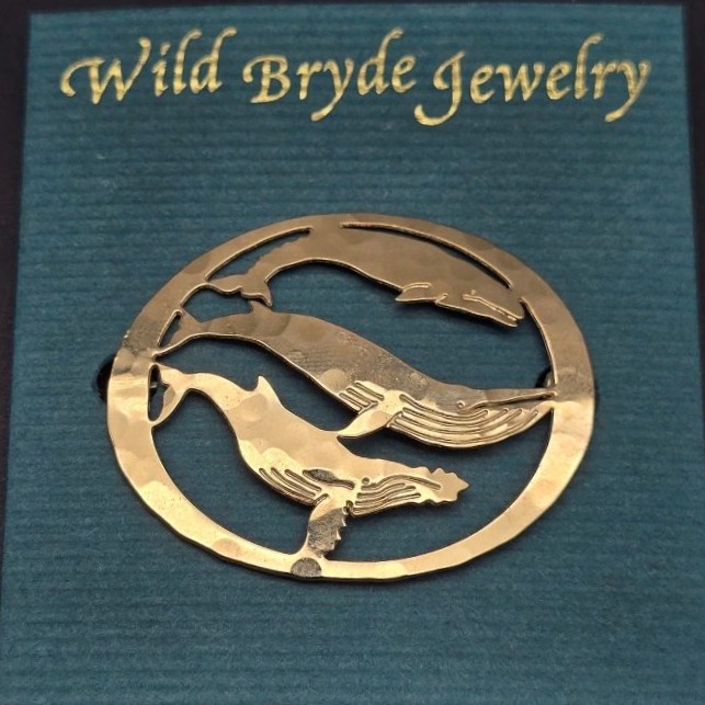 Wild Bryde Humpback Whale & Blue Whale & Gray Whale Brooch, Earrings, Pendant Full-Body, Framed, Hallmark Photo - Unofficial Wild Bryde Collector's Guide