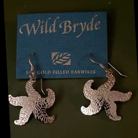 Wild Bryde Common Sea Star Earrings Whimsical, Full-Body, Hallmark Photo - Unofficial Wild Bryde Collector's Guide
