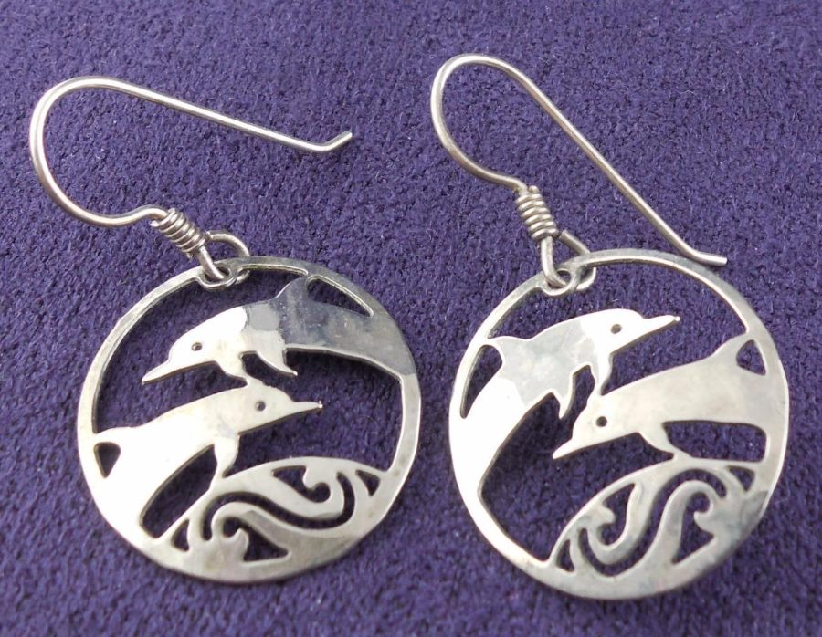 Wild Bryde Bottlenose Dolphin Earrings, Pendant Full-Body, Framed, Landscape - Unofficial Wild Bryde Collector's Guide