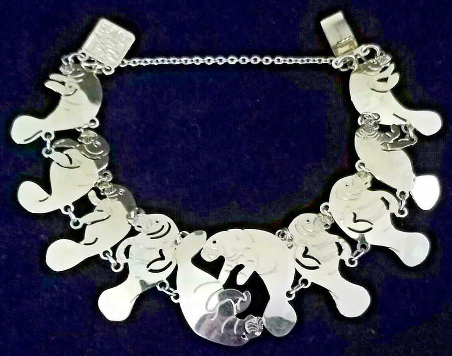 Wild Bryde West Indian Manatee Bracelet Full-Body, Whimsical, Hallmark Photo - Unofficial Wild Bryde Collector's Guide