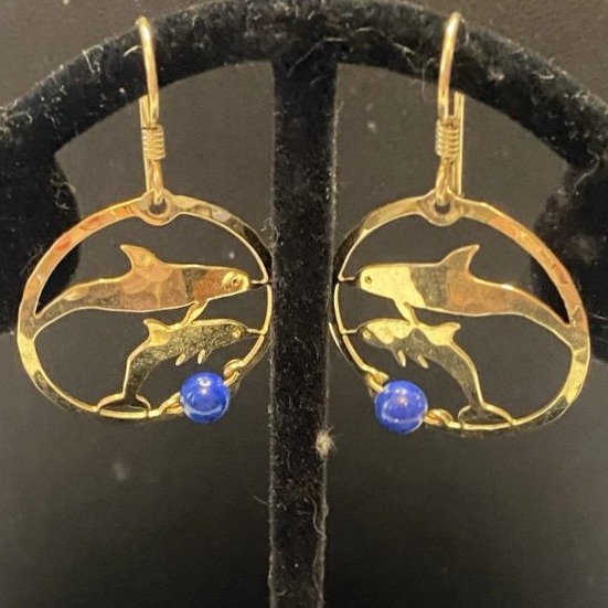 Wild Bryde Spinner Dolphin Earrings Full-Body, Framed, Pairs and Families - Unofficial Wild Bryde Collector's Guide