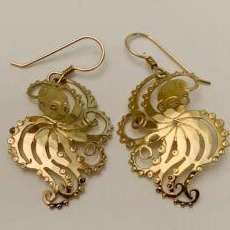 Wild Bryde Octopus Earrings Full-Body, Whimsical, Hallmark Photo - Unofficial Wild Bryde Collector's Guide