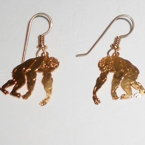 Wild Bryde Ape Earrings Full-Body, Naturalistic, Species Photo - Unofficial Wild Bryde Collector's Guide