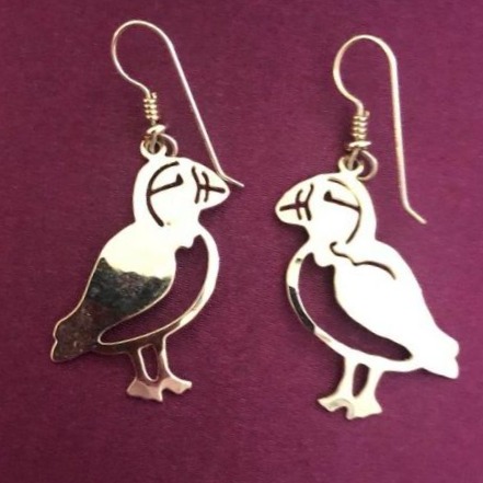 Wild Bryde Puffin Earrings Full-Body, Species Photo - Unofficial Wild Bryde Collector's Guide