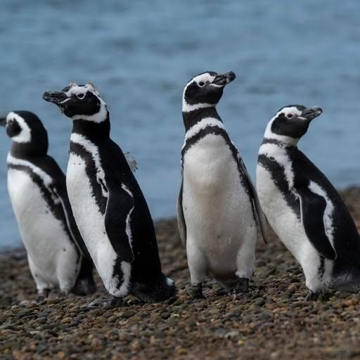 Wild Bryde Magellanic Penguin Brooch Full-Body, Landscape, Naturalistic - Unofficial Wild Bryde Collector's Guide