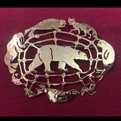 Wild Bryde Polar Bear & Arctic Fox & Leopard Seal & Seal & Walrus & Sea Lion & Barnacle Goose Brooch Full-Body, Framed, Hallmark Photo - Unofficial Wild Bryde Collector's Guide
