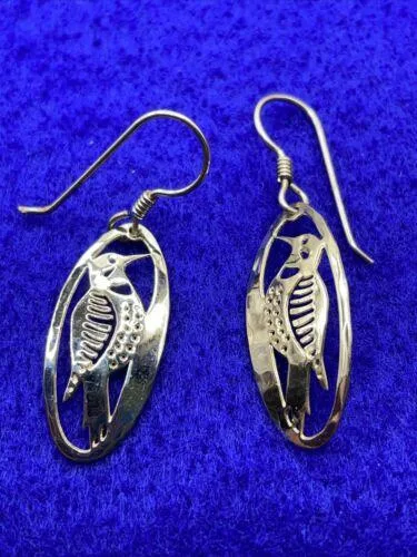 Wild Bryde Northern Flicker Woodpecker Earrings Full-Body, Framed, Hallmark Photo - Unofficial Wild Bryde Collector's Guide