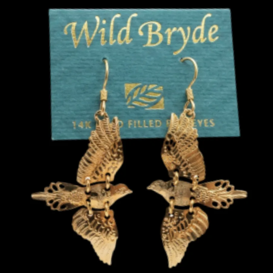 Wild Bryde Bird of Paradise Earrings Full-Body, Dangles or Articulation, Species Photo - Unofficial Wild Bryde Collector's Guide