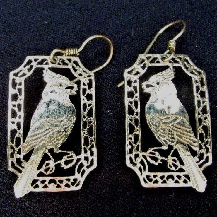 Wild Bryde Cardinal Earrings, Ornament Full-Body, Framed, Landscape - Unofficial Wild Bryde Collector's Guide