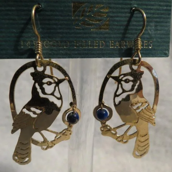 Wild Bryde Bluejay Earrings, Brooch Beading, Full-Body, Framed - Unofficial Wild Bryde Collector's Guide