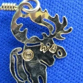 Wild Bryde Moose Earrings, Brooch, Pin, Pendant Full-Body, Hallmark Photo, Species Photo - Unofficial Wild Bryde Collector's Guide