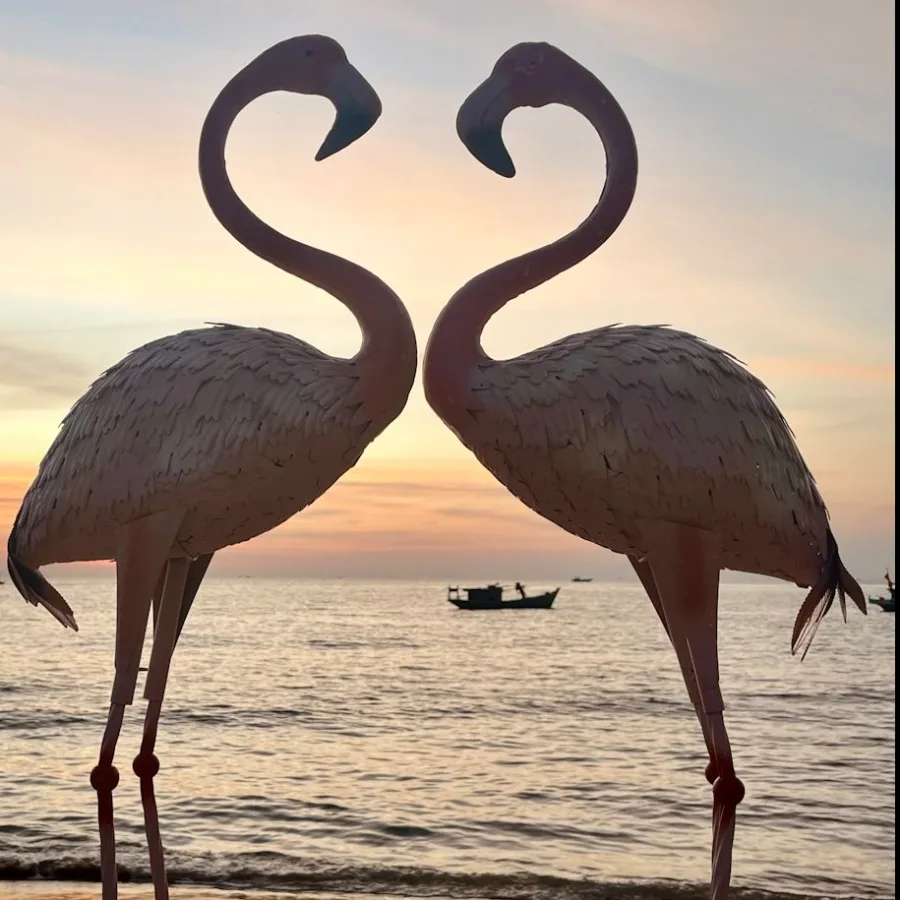 Wild Bryde Flamingo Brooch Full-Body, Landscape, Framed - Unofficial Wild Bryde Collector's Guide