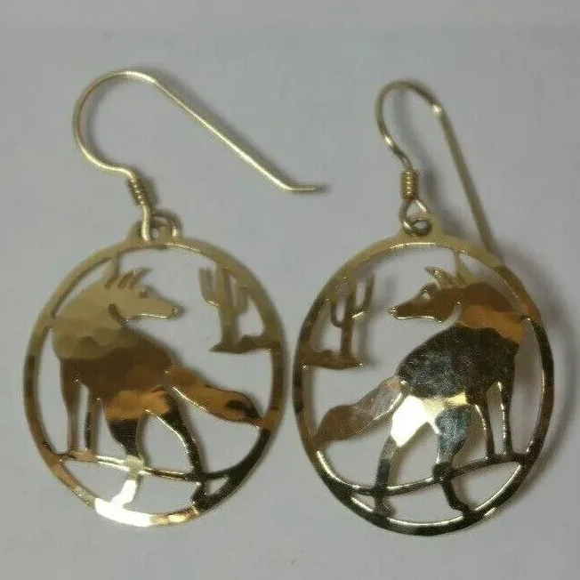 Wild Bryde Coyote Earrings Full-Body, Landscape, Framed - Unofficial Wild Bryde Collector's Guide