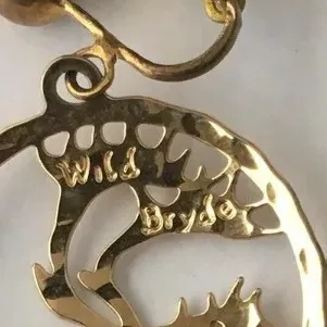 Wild Bryde Moose Earrings, Brooch Face Only, Framed, Naturalistic - Unofficial Wild Bryde Collector's Guide