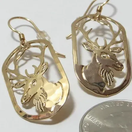 Wild Bryde Caribou Earrings Face Only, Framed, Hallmark Photo - Unofficial Wild Bryde Collector's Guide