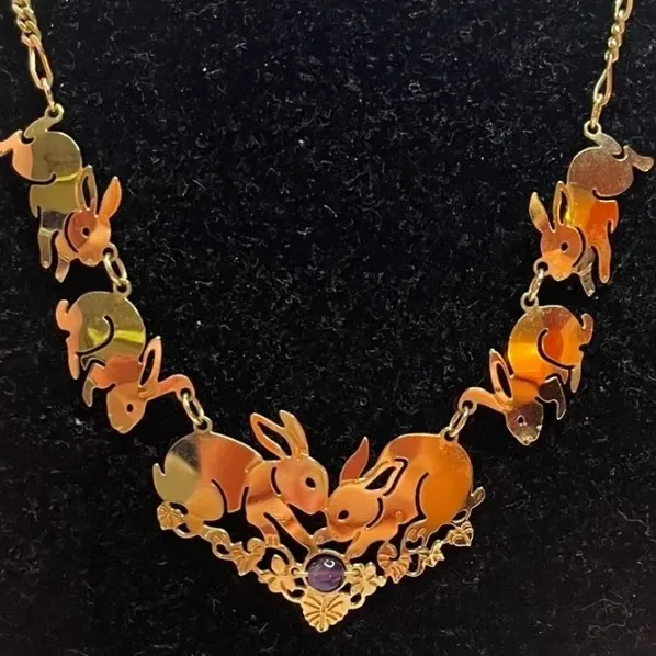 Wild Bryde Cottontail Necklace, Brooch Full-Body, Landscape, Framed - Unofficial Wild Bryde Collector's Guide