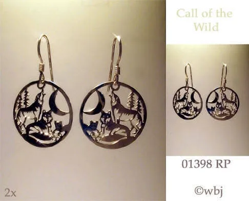 Wild Bryde Gray Wolf Brooch, Earrings Full-Body, Landscape, Pairs and Families - Unofficial Wild Bryde Collector's Guide