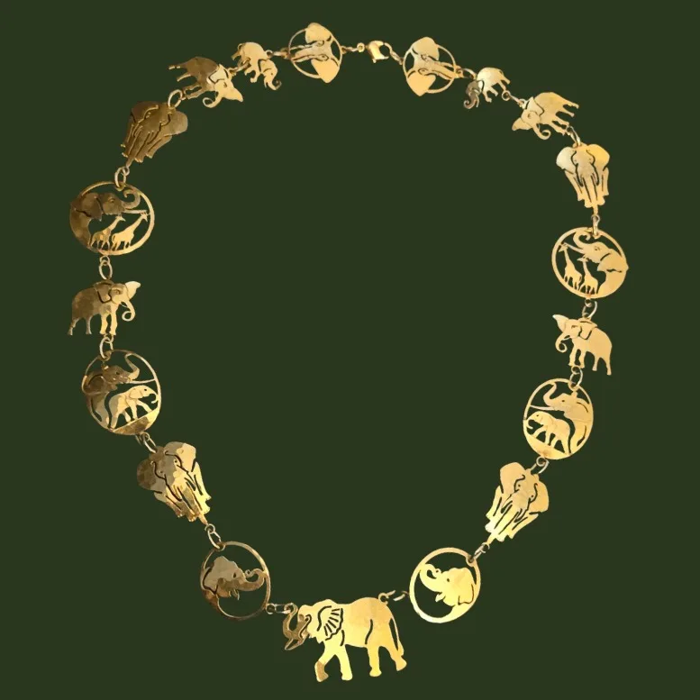 Wild Bryde Elephant Necklace Full-Body, Pairs & Families, Whimsical - Unofficial Wild Bryde Collector's Guide