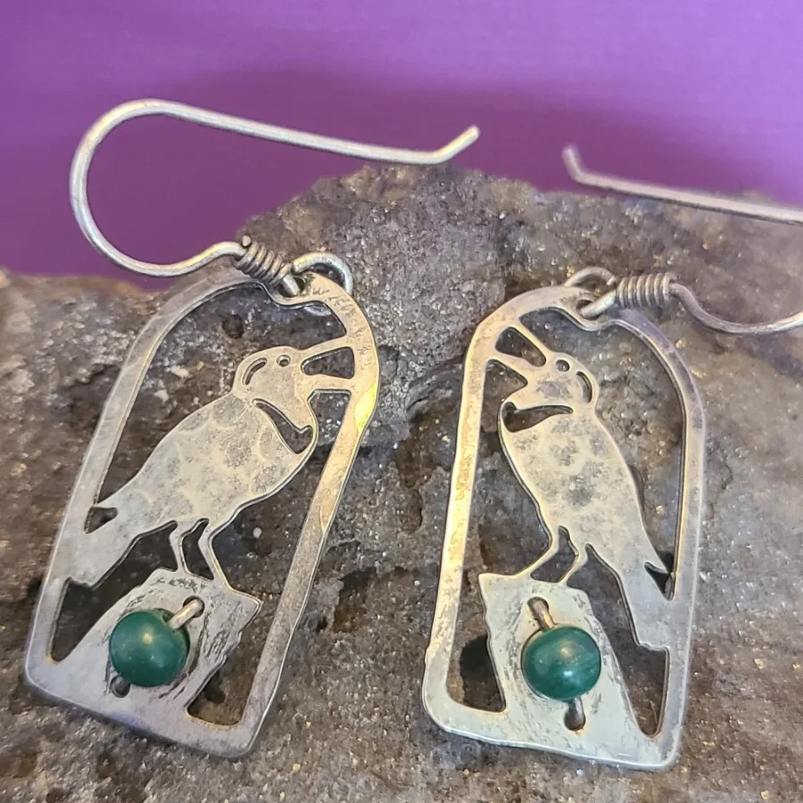 Wild Bryde Meadowlark Earrings Full-Body, Framed, Beading - Unofficial Wild Bryde Collector's Guide