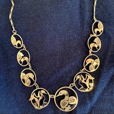 Wild Bryde Loon Necklace Face Only, Framed, Landscape - Unofficial Wild Bryde Collector's Guide