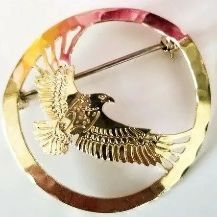 Wild Bryde Bald Eagle Brooch, Earrings Full-Body, Framed, Hallmark Photo - Unofficial Wild Bryde Collector's Guide
