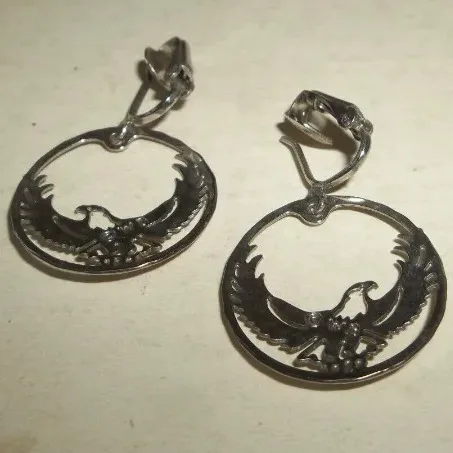 Wild Bryde Bald Eagle Earrings Full-Body, Framed - Unofficial Wild Bryde Collector's Guide