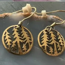 Wild Bryde Fir Tree Earrings Landscape, Framed - Unofficial Wild Bryde Collector's Guide