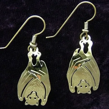 Flying Fox Bat — Earrings, Necklace, Bracelet