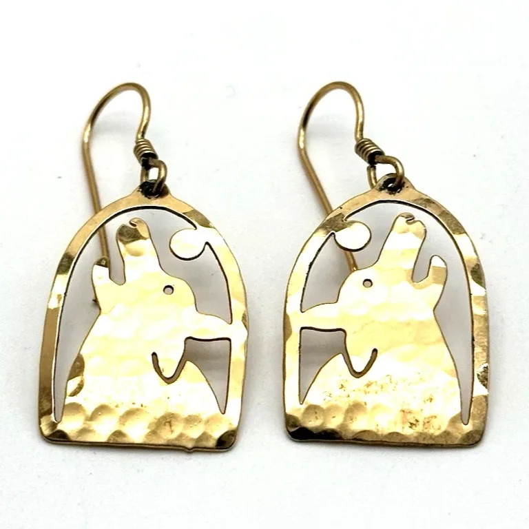 Wild Bryde Coyote Earrings Face Only, Framed - Unofficial Wild Bryde Collector's Guide