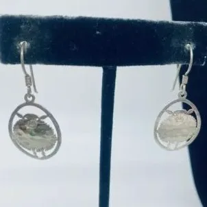 Wild Bryde Sheep Earrings Full-Body, Framed, Whimsical - Unofficial Wild Bryde Collector's Guide