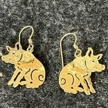 Wild Bryde Pig Earrings, Necklace Full-Body, Whimsical - Unofficial Wild Bryde Collector's Guide